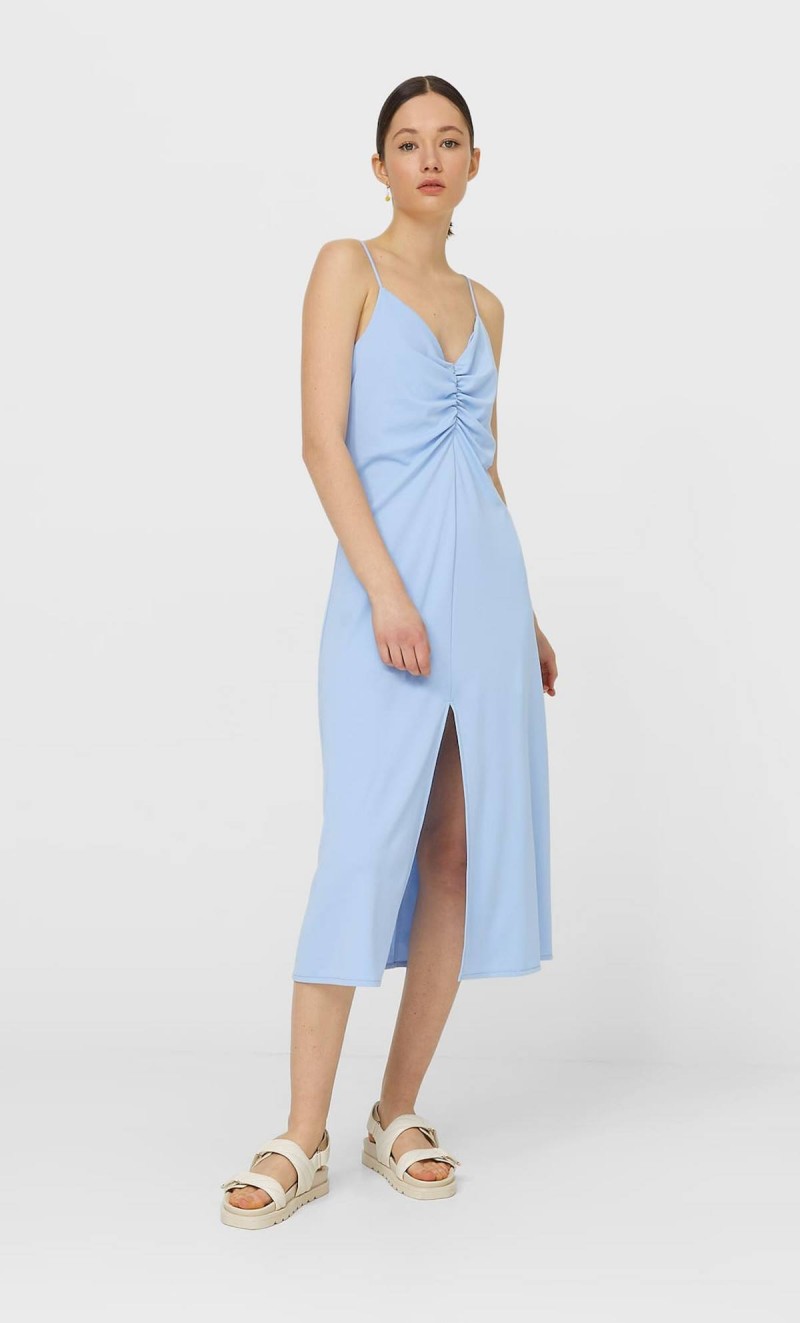 lingerie dress γαλάζιο