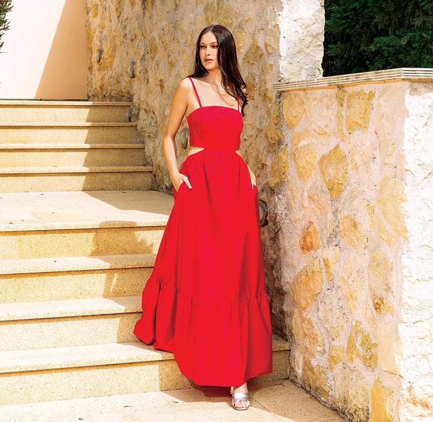 κόκκινο φόρεμα twenty-29.gr