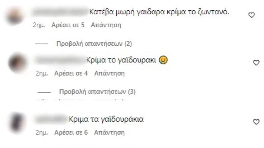 Σχόλια στο προφίλ της Μαρίας Κορινθίου