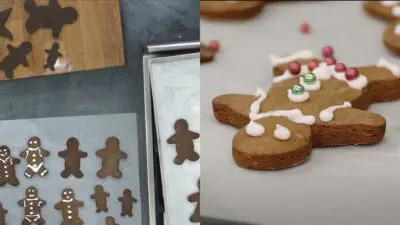 Διάφορα μπισκότα σε πάγκο κουζίνας