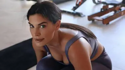 Η Χριστίνα Μπόμπα κάνει προπόνηση