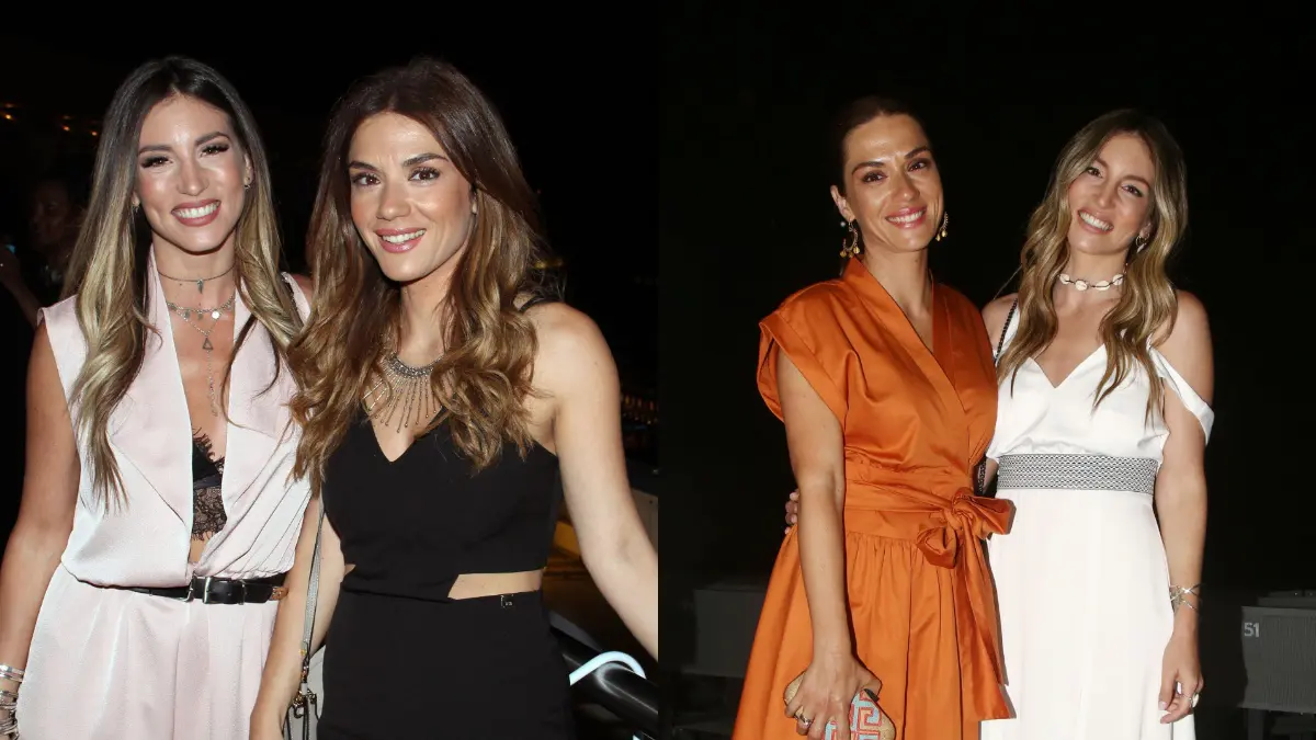 Η Αθηνά Οικονομάκου και η Βάσω Λασκαράκη σε παλιές εξόδους τους