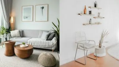 Ένα σαλόνι και μια τραπεζαρία