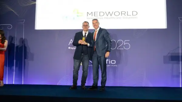 Η Medworld ανακοινώνει τη βράβευσή της