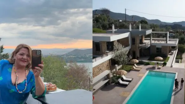 Η Βίκυ Σταυροπούλου και η βίλα που έχει φτιάξει στην Καλαμάτα