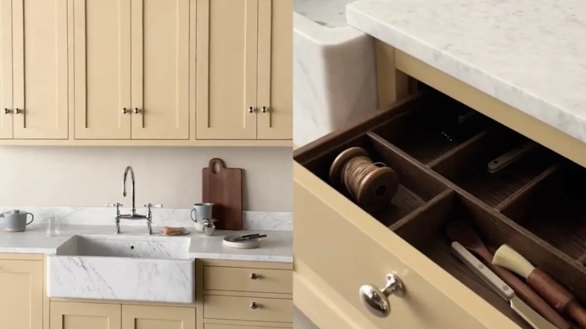 butter yellow κουζίνα