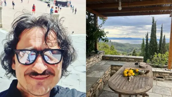 Ο Βασίλης Χαραλαμπόπουλος και το εξοχικό του