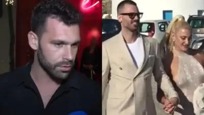 Ο Στάθης Σχίζας και η Ιωάννα Τούνη με τον νέο της σύντροφο