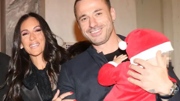 Η Ανθή Βούλγαρη με τον σύζυγό της και τον γιο της