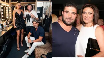 ο παντελής παντελίδης με την μητέρα του