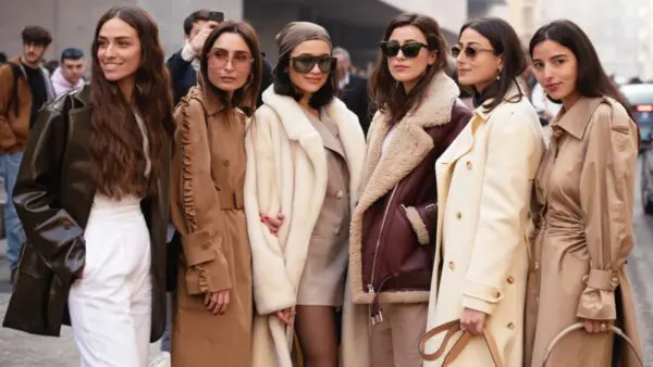 φαρδύ παλτό στο street style