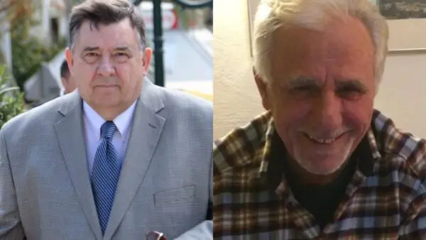 Ο Γιώργος Καρατζαφέρης και ο αδερφός του, Σπύρος