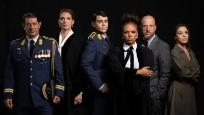 πρωταγωνιστές στην θεατρική παράσταση terror