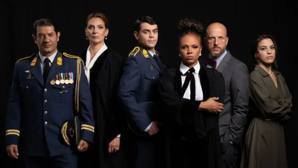 πρωταγωνιστές στην θεατρική παράσταση terror