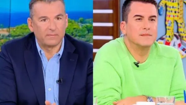 Ο Γιώργος Λιάγκας και ο Πάνος Κατσαρίδης