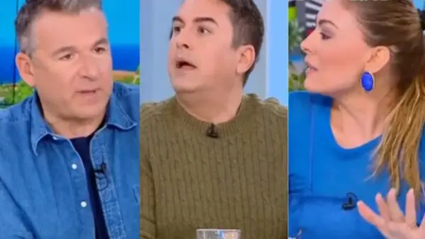 Ο Γιώργος Λιάγκας, ο Πάνος Κατσαρίδης και η Δέσποινα Καμπούρη