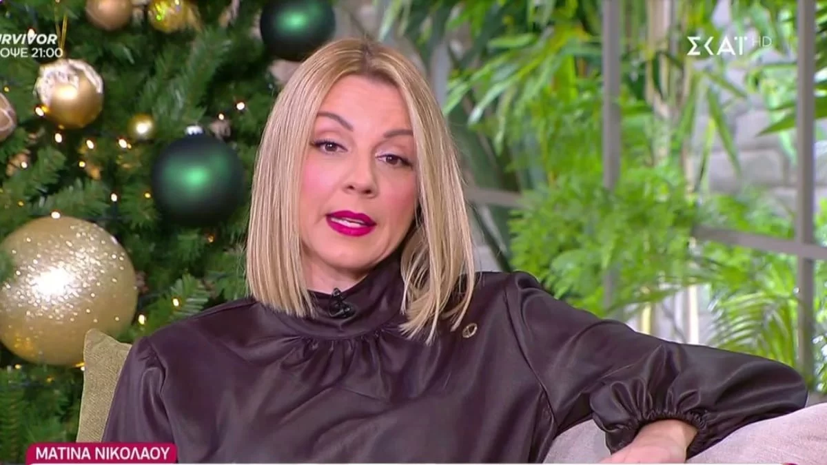 «Ο Βασίλης είναι...» - Οι εξελίξεις με την υγεία του συντρόφου της Ματίνας Νικολάου