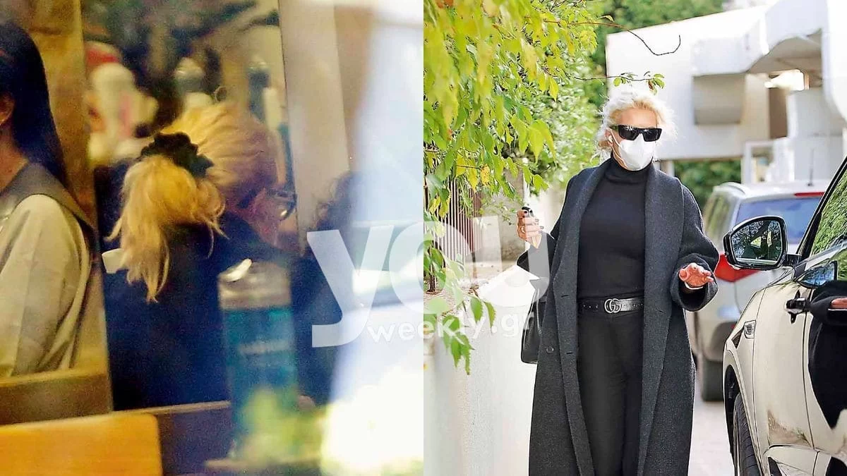Μαυροφορεμένη στην Κηφισιά - Πού πήγε και με ποιον συναντήθηκε η Ελένη Μενεγάκη;