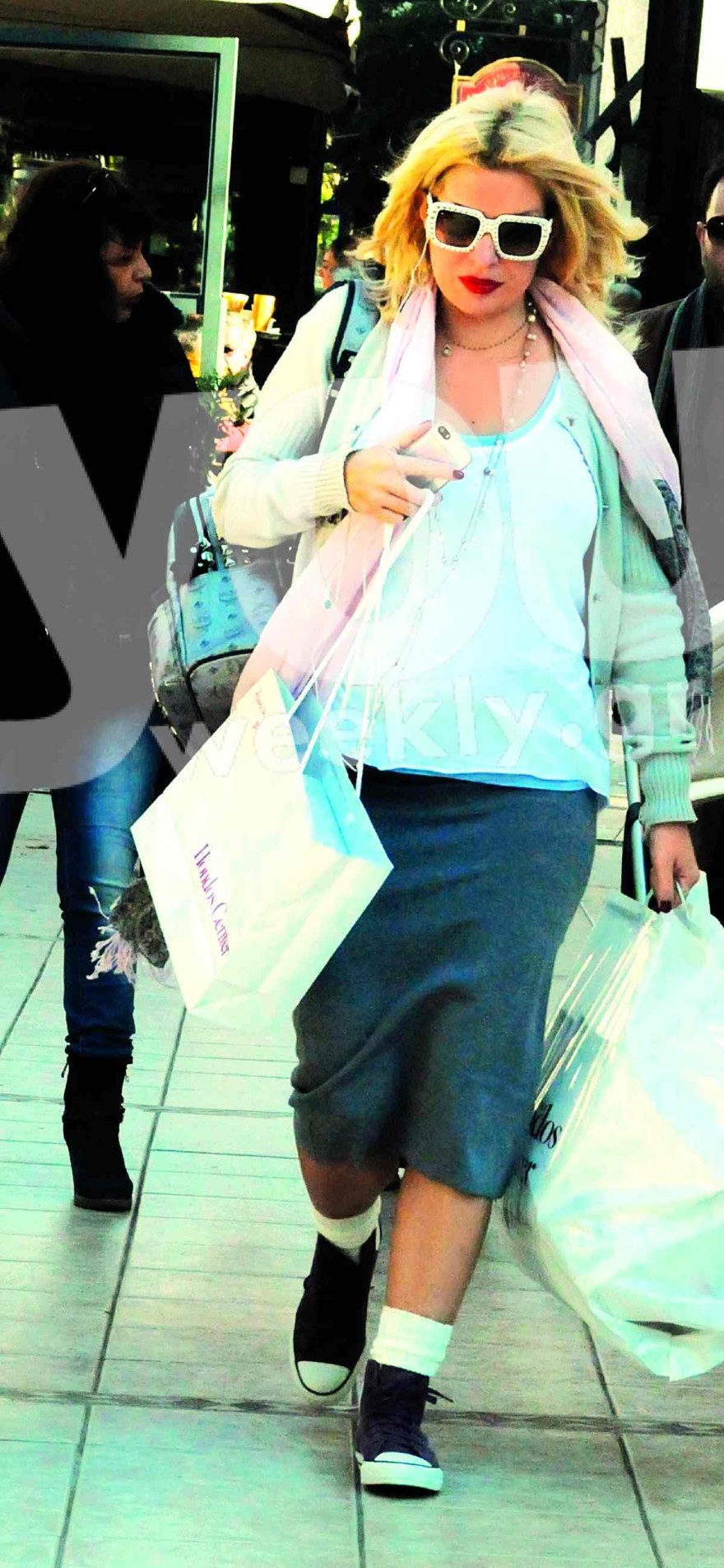 Ελένη Μενεγάκη περιοδικό YOU εγκυος