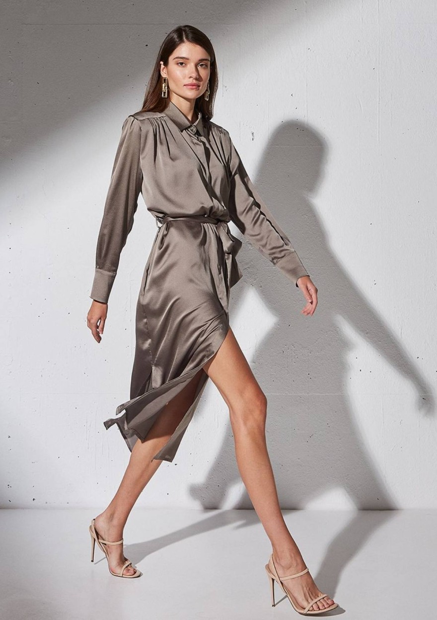 σεμιζιέ φόρεμα bsb