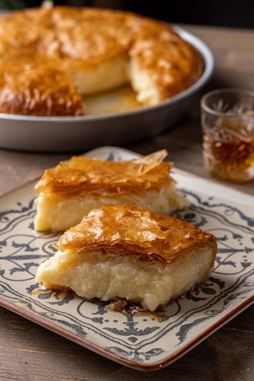 Γαλακτομπούρεκο συνταγή Μπαρμπαρίγου