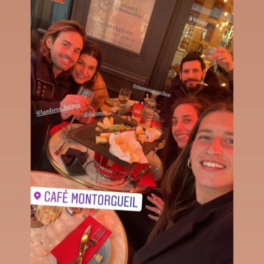 Στο Παρίσι Δανάη Παππά και Θανάσης Πατριαρχέας με τα ταίρια τους