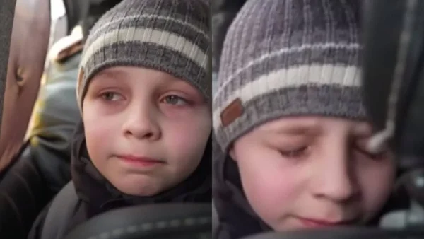 Πόλεμος Ουκρανία: «Αφήσαμε τον μπαμπά...» - Το σπαρακτικό βίντεο που κάνει τον γύρο του διαδικτύου