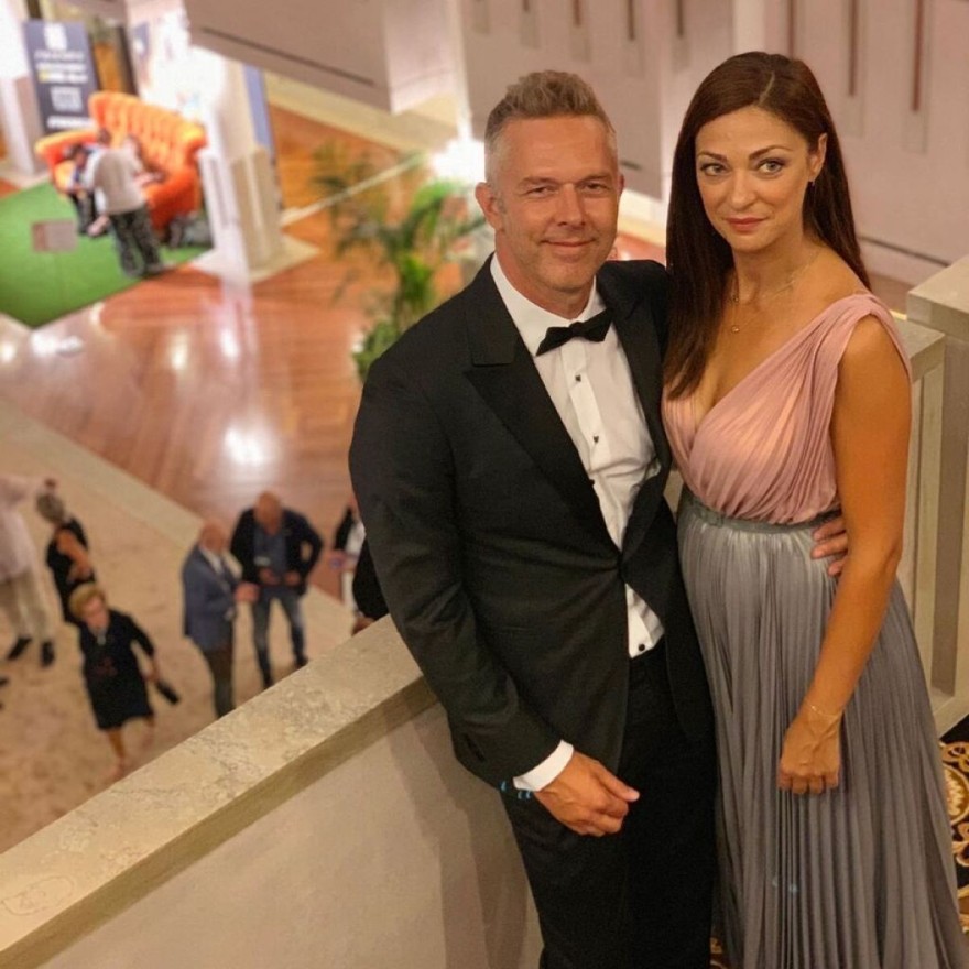 Ο Χρήστος Λούλης με την σύζυγό του Έμιλυ Κολιανδρή.