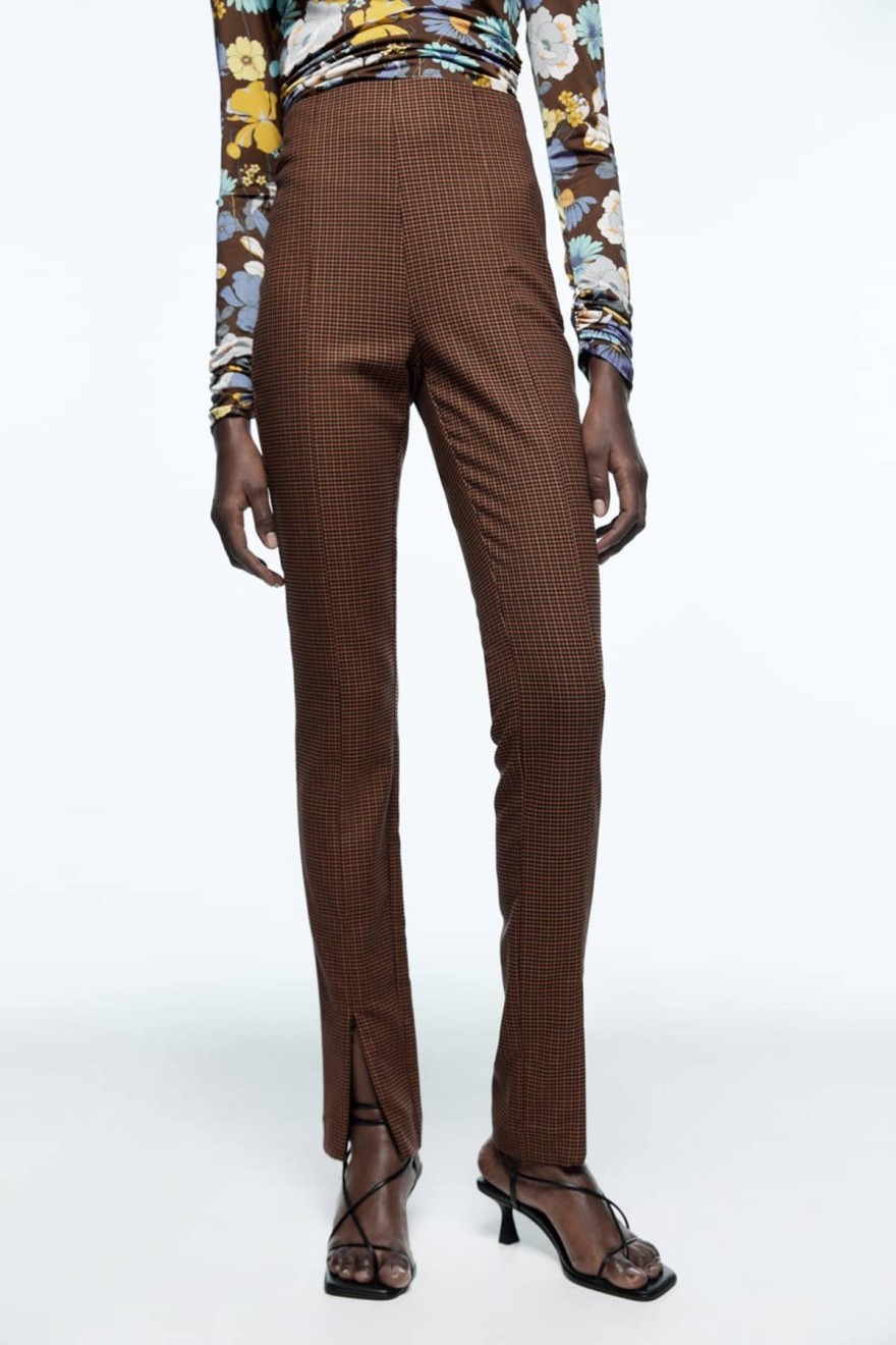 Zara ψηλόμεσο παντελόνι