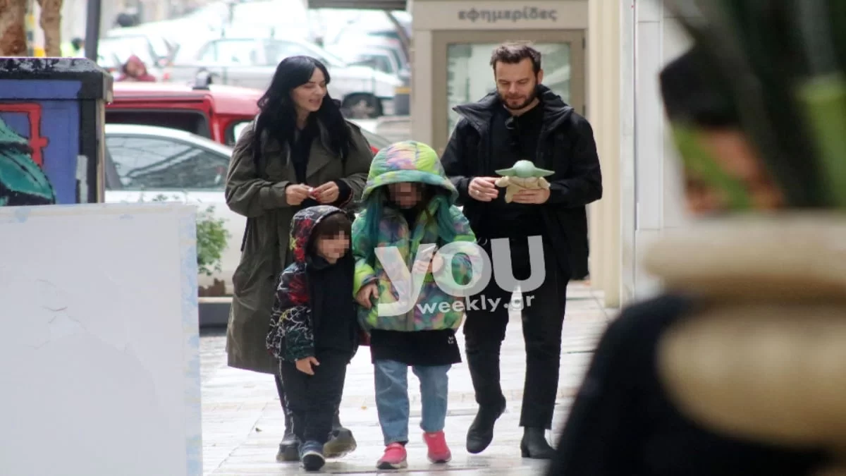 Τα παιδιά τους μεγάλωσαν αρκετά - Φωτογραφίες από την οικογενιακή βόλτα της Ζενεβιέβ Μαζαρί με τον σύντροφό της