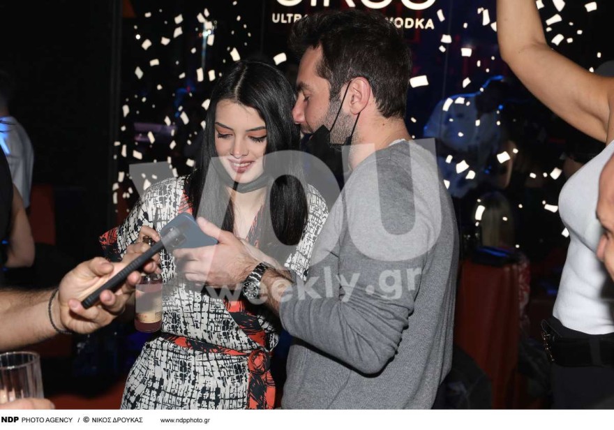 Άννα Μπεζάν με τον αγαπημένο της, Δημήτρη Παππά