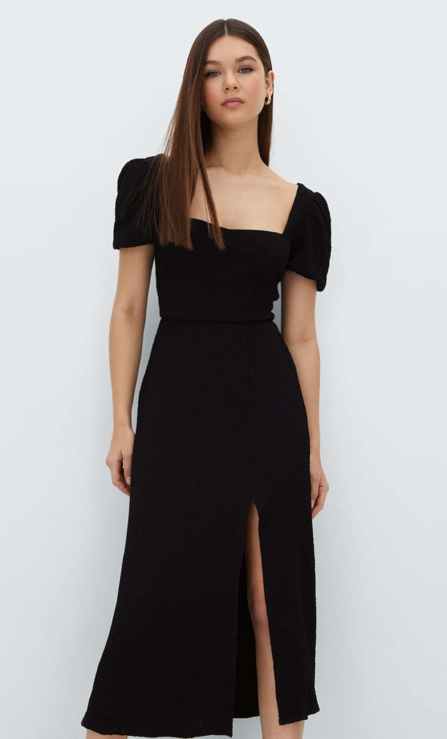 Φόρεμα Stradivarius - Μαύρο