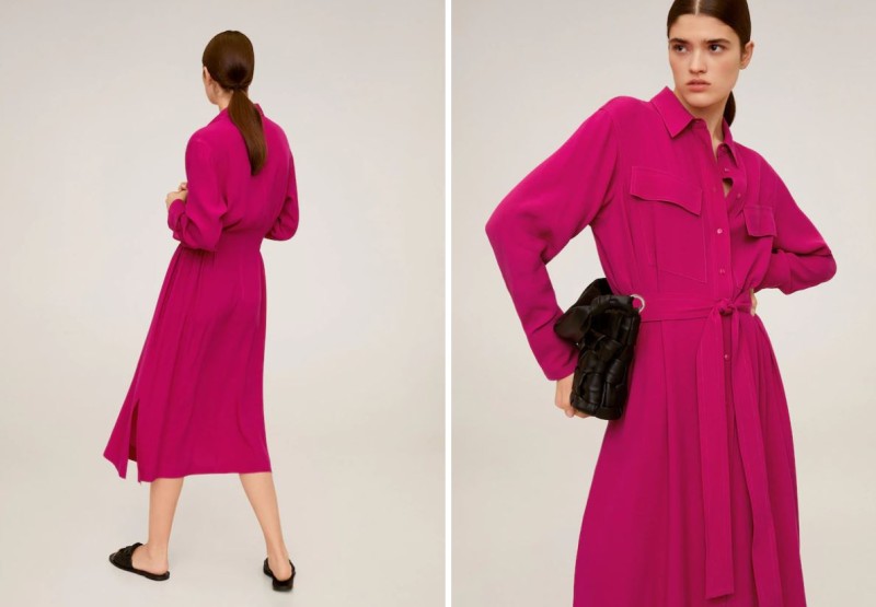 Το ιδιαίτερο μαύρο φόρεμα από τα Mango