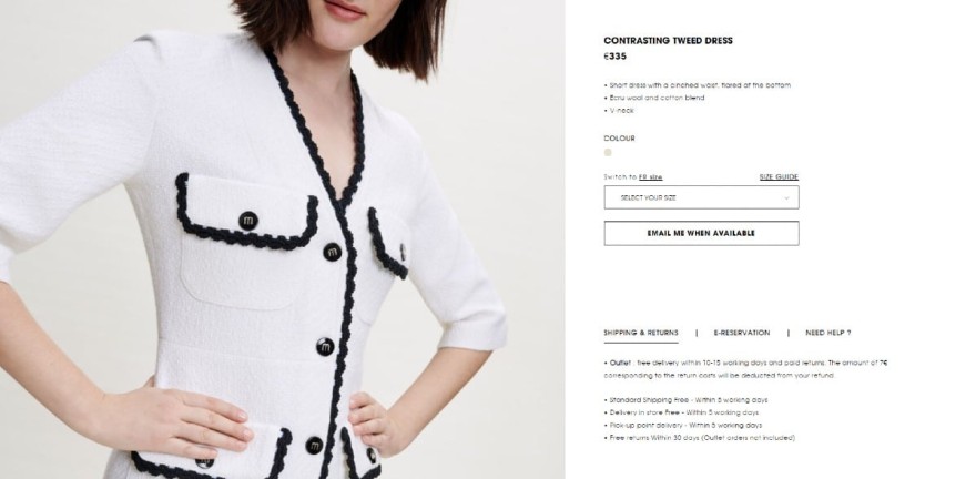 Maje Paris φόρεμα