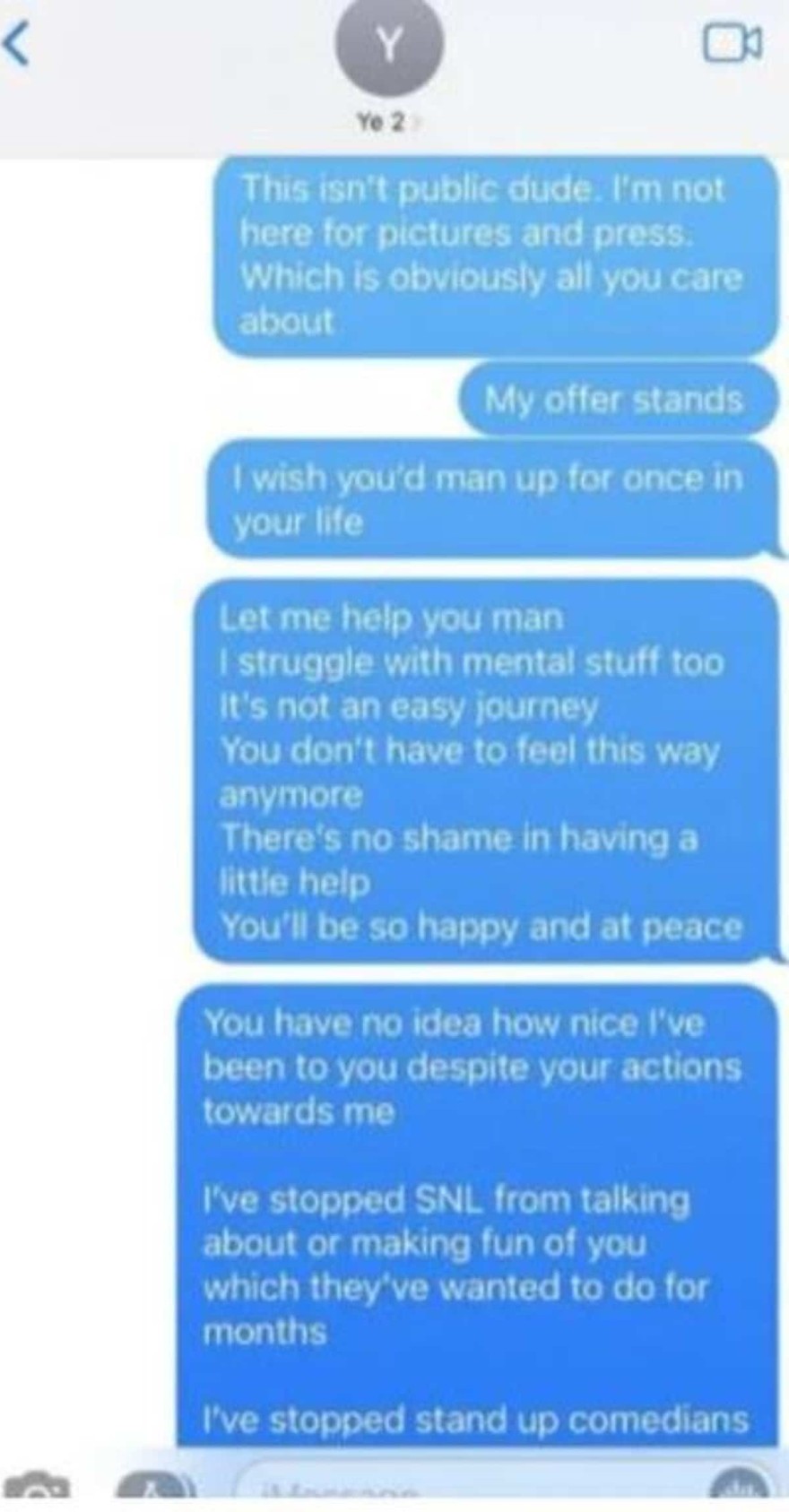 Μηνύματα Knaye - Pete