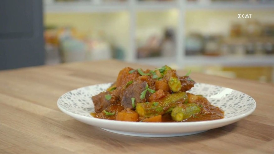 Συνταγή κολοκύθια με μοσχάρι