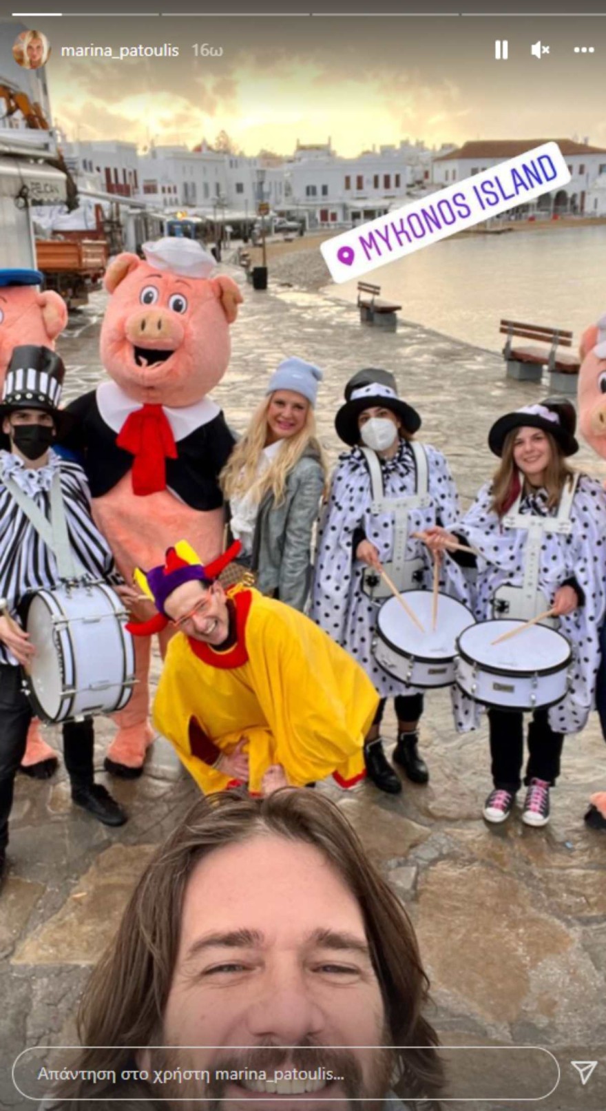 Ρομαντικό τριήμερο στην Μύκονο για Μαρίνα Πατούλη και Βλάσση Χολέβα