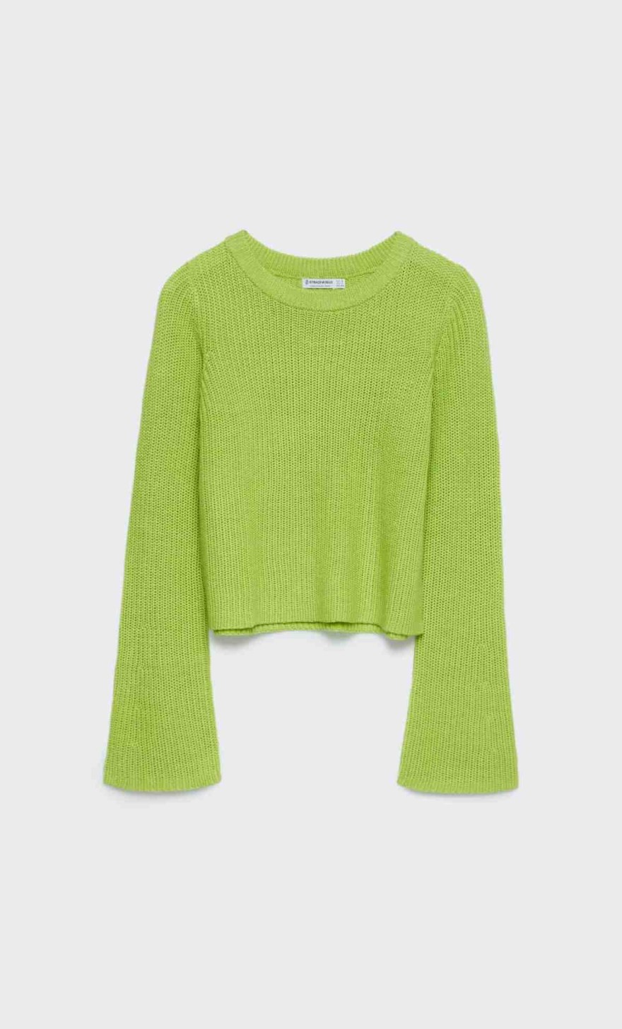 Πράσινο πουλόβερ από τα Stradivarius