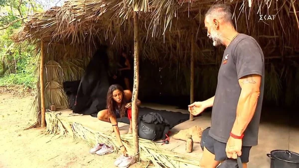 Survivor 5: Στα μαχαίρια Μυριέλλα και Τάκης - Η ενόχληση μετά την ήττα στο αγώνισμα