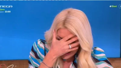 «Πάρτε τα πλάνα, δεν μπορώ να τα βλέπω...»  - Η Ελένη Μενεγάκη ''λύγισε'' στον αέρα της εκπομπής