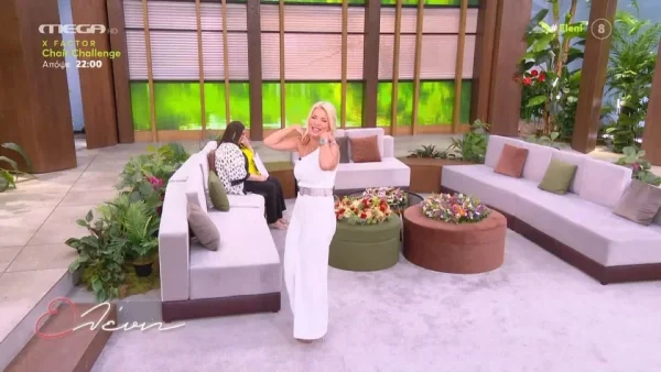 Έμεινε "κάγκελο" η Ελένη Μενεγάκη με το "ατύχημα" του Σάββα Πούμπουρα στον αέρα της εκπομπής