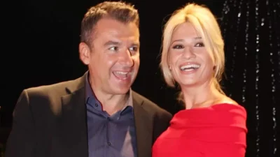 Ξανθιά πρώην παρουσιάστρια - Η σύντροφος του Γιώργου Λιάγκα πριν γνωρίσει και παντρευτεί την Σκορδά