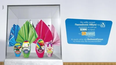 Ενημέρωση SOS: Η ανακοίνωση των σούπερ μάρκετ ΑΒ Βασιλόπουλος για τα πασχαλινά του αυγά