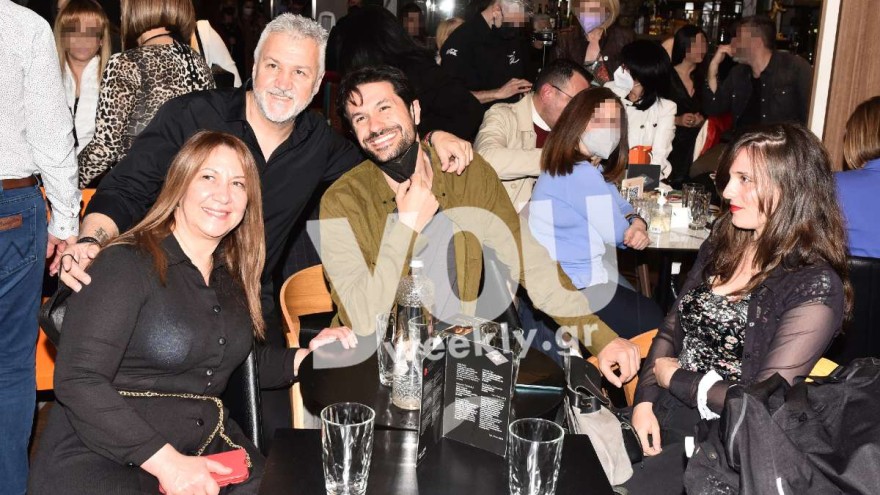 ο Ορφέας Αυγουστίδης και η σύντροφος του