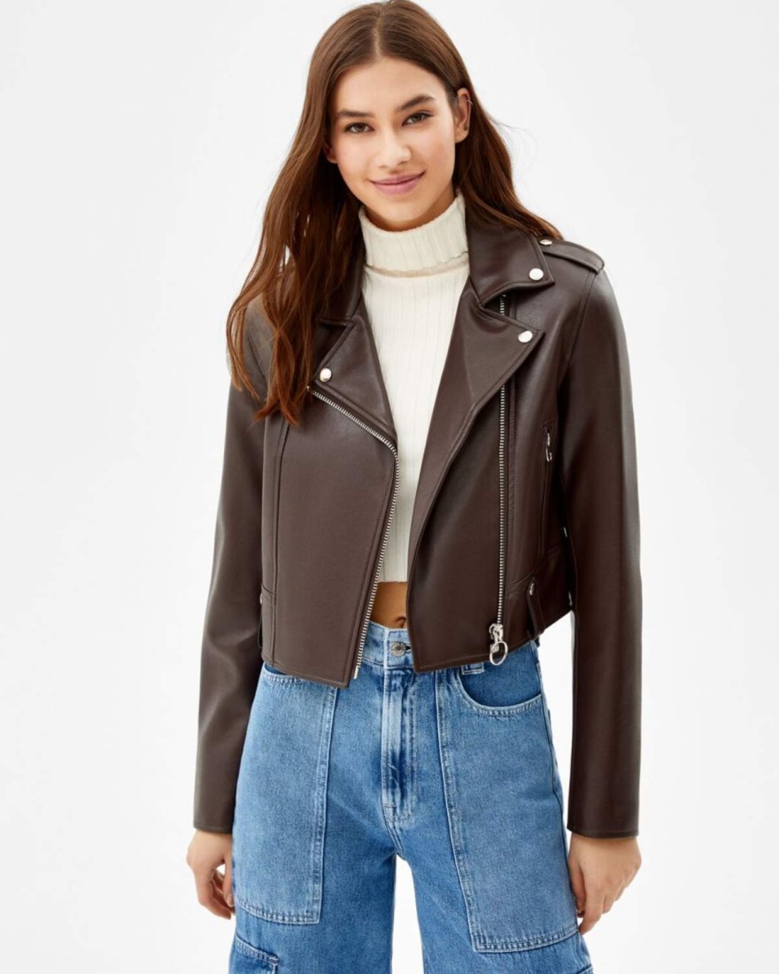 Τζάκετ μηχανής από τα Bershka