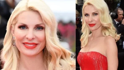 Μελαχρινή με κοντό μαλλί και διαφορετικό μακιγιάζ - Σπάνια φωτογραφία της Ελένης Μενεγάκη από το 1995