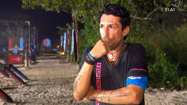 Survivor 5: «Δεν μπορώ, έχω πυρετό...» - Τα 'χασε ο Κωνσταντίνος Εμμανουήλ με τη βροχή