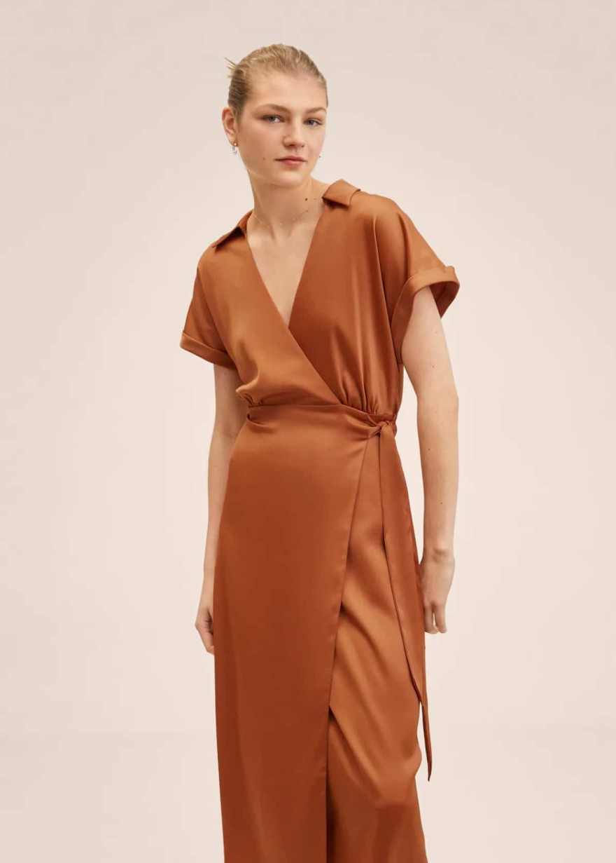 Mango - Σατέν φόρεμα