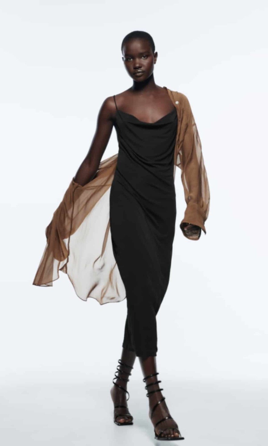 Μίντι φόρεμα Zara