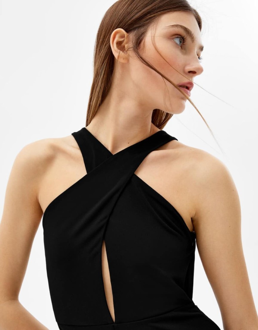 Μαύρη ολόσωμη φόρμα από τα Bershka